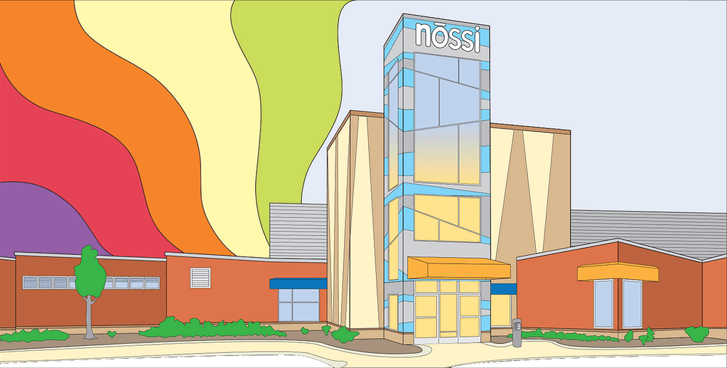 Nossi College of Art Campus Illustration