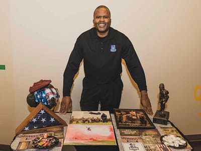 Nossi college of art veteran student