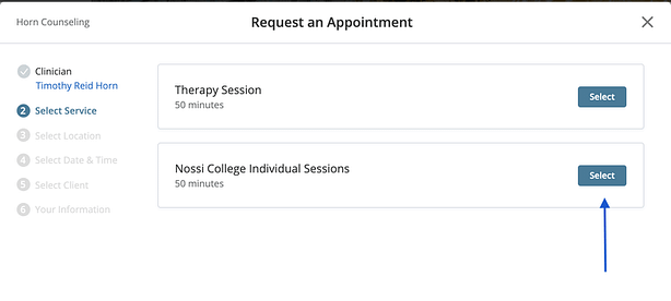 How to sign up for therapy in college