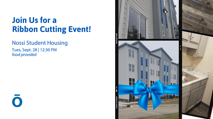 Nossi College of Art Student Housing Ribbon Cutting