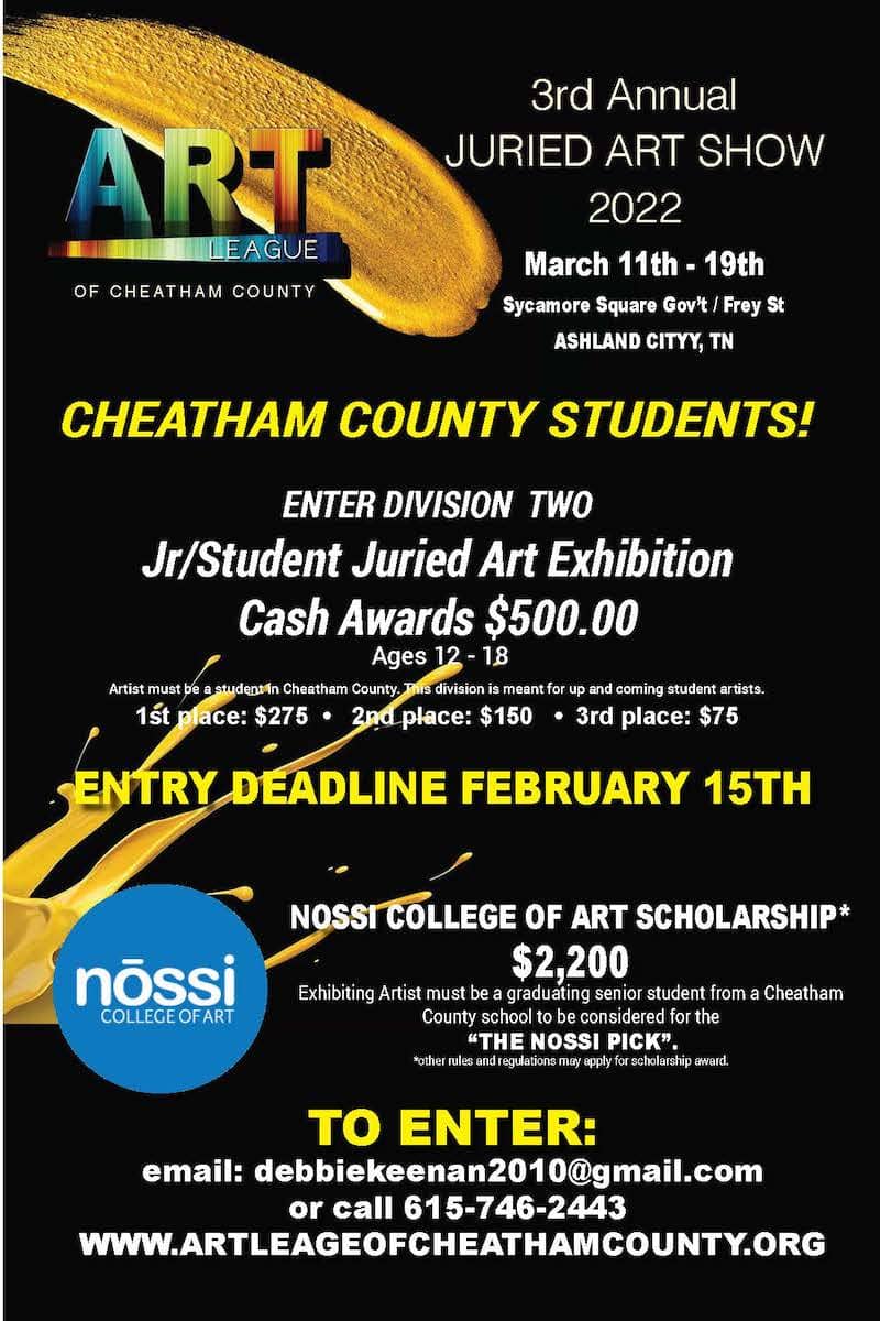 Cheatham County Art League Juried Show