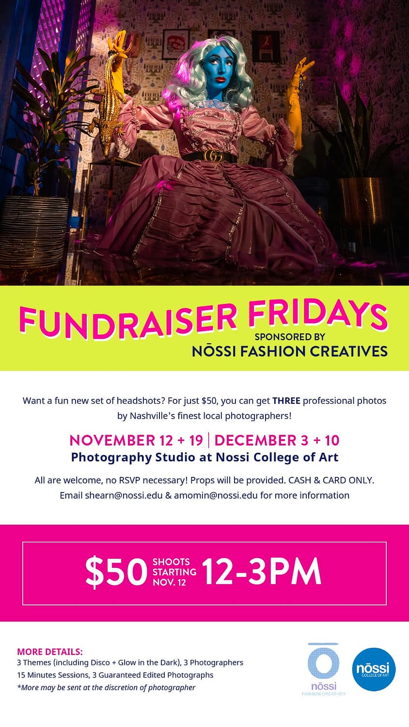 Fashion Creatives Photoshoot Fundraiser