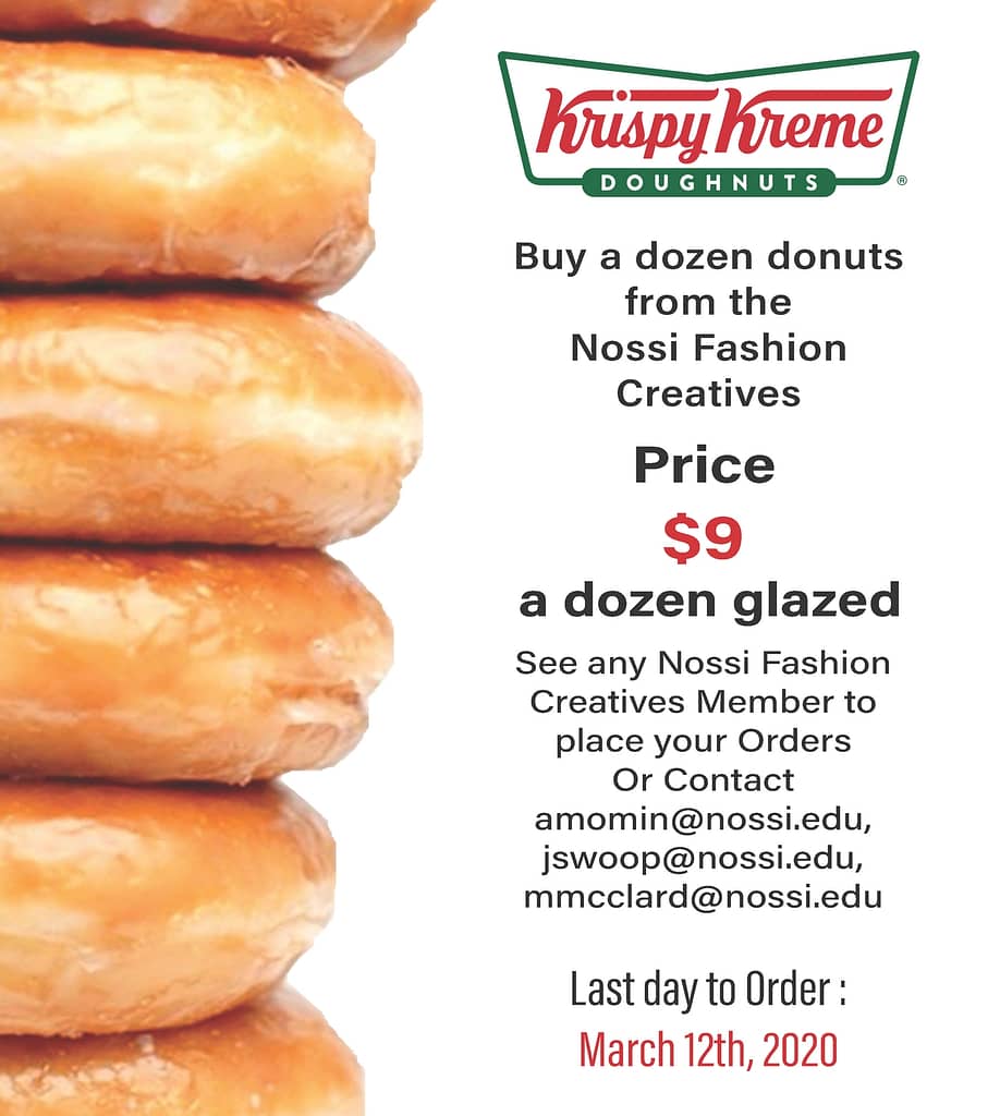 Nossi Fashion Creatives Fundraising Donut Event